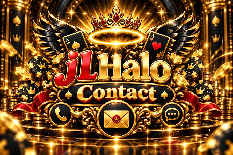 jlhalo black-and-gold illustration: contact messages