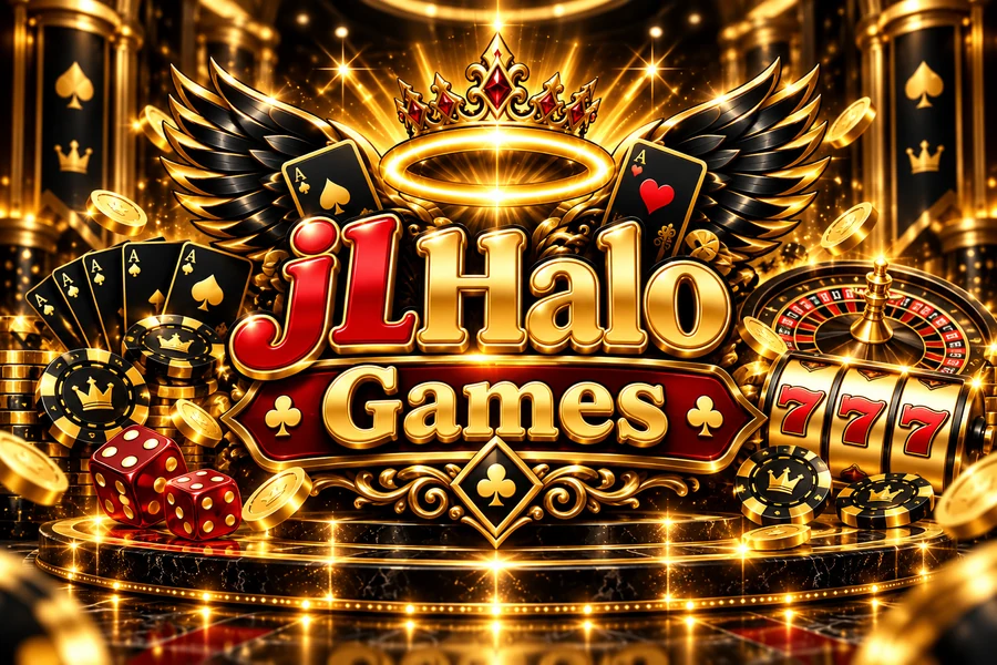 jlhalo black-and-gold illustration: game controls